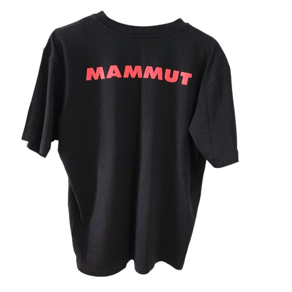 MAMMUT Black Graphic T-Shirt with Red Mammut Logo XL - Picture 5 of 10